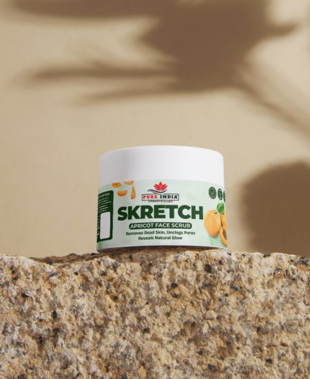SKRETCH  FACE SCRUBBER 50G / PURE INDIA